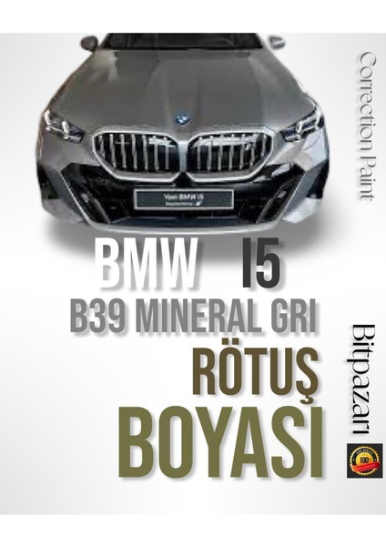 Bmw I5 Mineral Gri Rutüş Boyası - B39 - Otomobil Taş Izi ve Çizik Giderici - 20ML