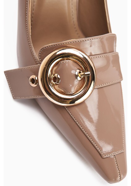 Elisar Vizon Rugan Kemer Detaylı Kadın Topuklu Ayakkabı modelleri