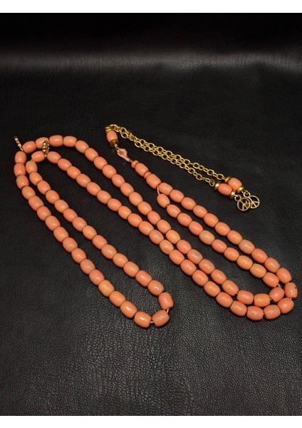 Özel 99'lu Model Doğal Akdeniz Mercan Taş Tesbih modelleri