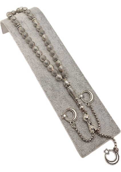 Zincir Ipli Gümüş Benzetme Döküm Metal Tesbih fiyatları