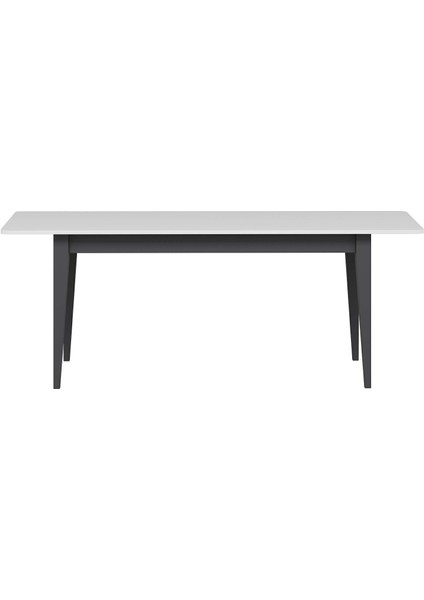 Elina Açılır Yemek Masası - Beyaz/antrasit fırsatları