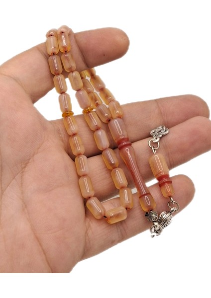 Turuncu Beyaz Kapsül Kesim Katalin Benzetme Toz Kehribar Tesbih modelleri