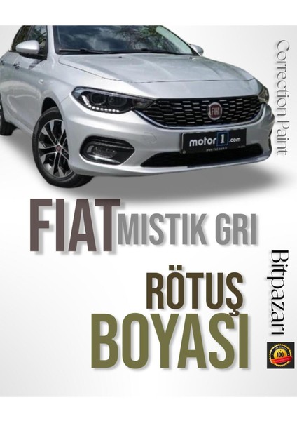 Fiat Egea Metalik Mistik Gri - 612 - Profesyonel Rötüş Boyası - Taş Izi ve Çizik Giderici