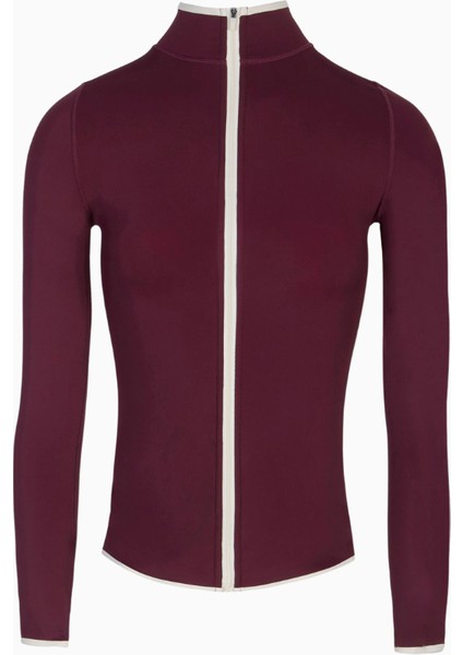 Base Contrast Trim Zip Up Jacket Şekillendirici Kontrast Detaylı Kadın Ceket fiyatları