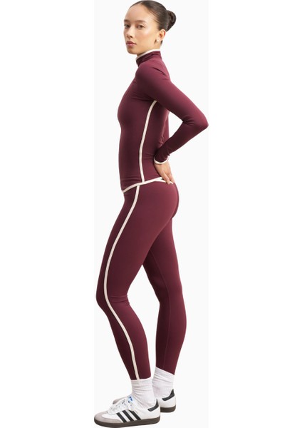 Base Contrast Trim Zip Up Jacket Şekillendirici Kontrast Detaylı Kadın Ceket fırsatları