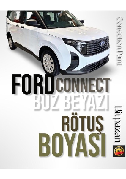 Ford Connect Buz Beyazı ( Frozen White ) Çizik Giderici Fırçalı Rötuş Boyası 20 ml