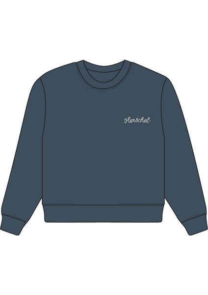 Chain Stitch Crew Kadın Sweatshirt fiyatları