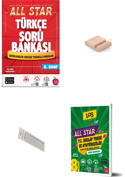 8.sınıf All Star Inkilap Tarihi Türkçe Soru Bankası 2026 Lgs +Telefon Tutucu+Çözüm Ayracı