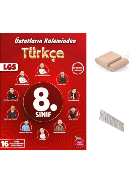 8. Sınıf Üstatların Kaleminden Türkçe ( Yıllık 16 Süreç Değerlendirme )2026 Lgs +Telefon Tutucu