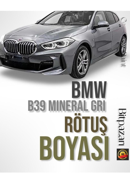 Bmw Mineral Gri Rutüş Boyası - 1 Serisi - B39 - Otomobil Taş Izi ve Çizik Giderici