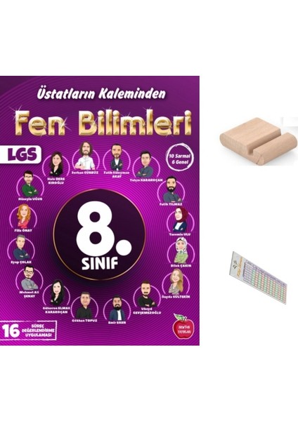 8. Sınıf Üstatların Kaleminden Fen ( Yıllık 16 Süreç Değerlendirme )2026 Lgs +Telefon Tutucu
