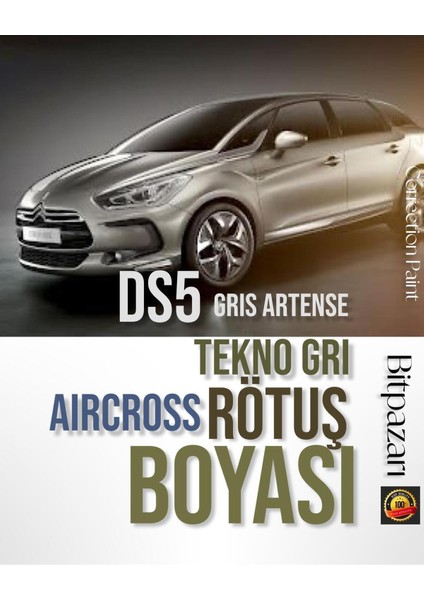 Ds 5 Tekno Gri , Gris Artense - Kca - Rötuş Boyası 20 ml