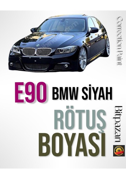 Bmw E90 Siyah - Çizik Taş Izi Giderici Kendin Yap Fırçalı Rötüş Boyası 20ML
