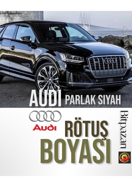 Audi Grubu LY9B Siyah - A3, A4, A5, A6, A7, A8, Q2, Q5, E-Tron / Gt, S8 , Orjinal Oto Rötuş Boyası