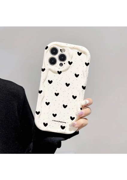 IPHONE 14 Promax Kalp Desen Kılıf