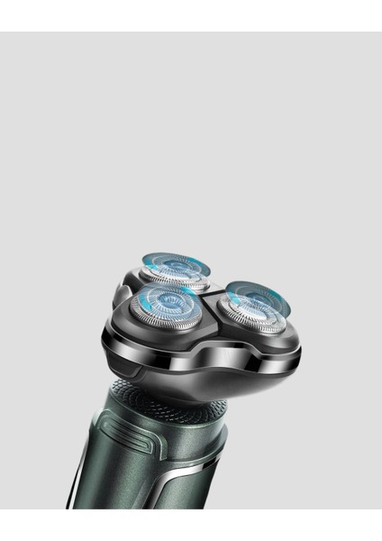 3D Akıllı Kesim Teknolojili Şarjlı Tıraş Seti - 3 Başlıklı, Paslanmaz Çelik Bıçaklı modelleri