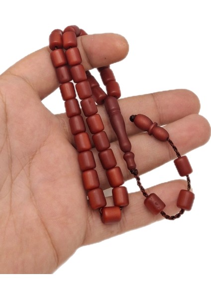 Kapsül Kesim Turuncu Alman Fiber Tesbih