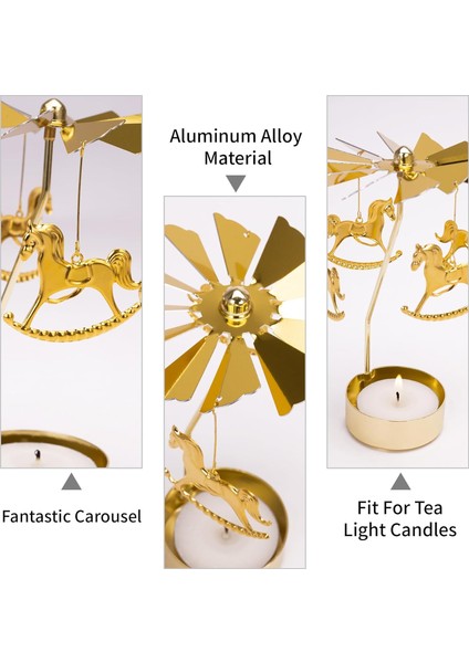 Isı ile Dönen Mumluk – Atlı Karınca Modeli Dilek Çanı fiyatları