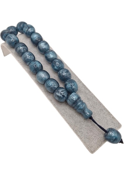 Büyük Boy Özel Model Uzay Mavisi Efe Maskot Toz Kehribar Tesbih fiyatları