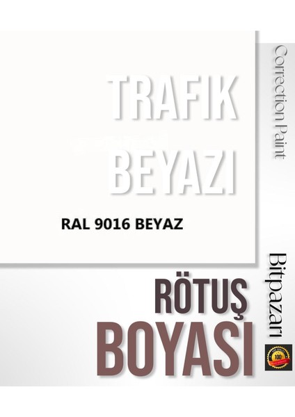 Trafik Beyaz Eşya Rötuş Boyası 25ML - RAL9016