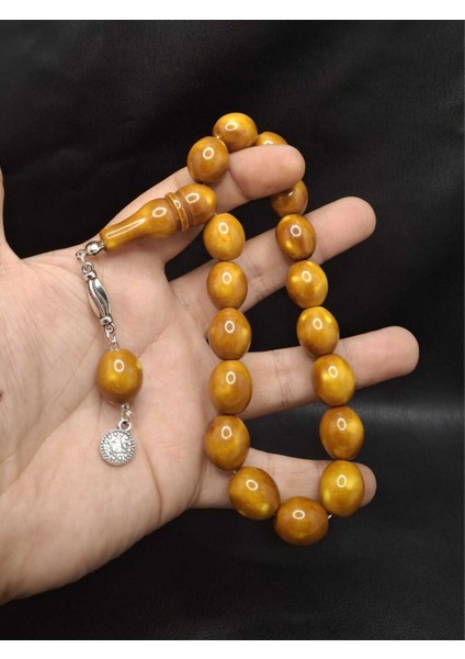 17'li Fıçı Kesim Çekoslovak Benzetme Maskot Toz Kehribar Tesbih fiyatları