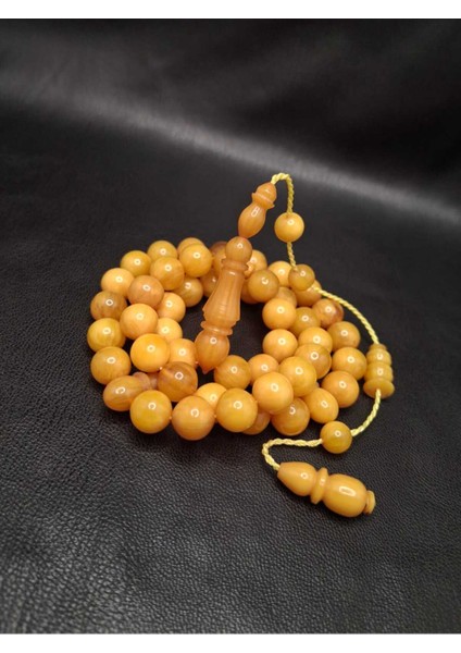 Usta Işi Sikke Imzali 45'li Arabic Model Sarı Katalin Tesbih modelleri