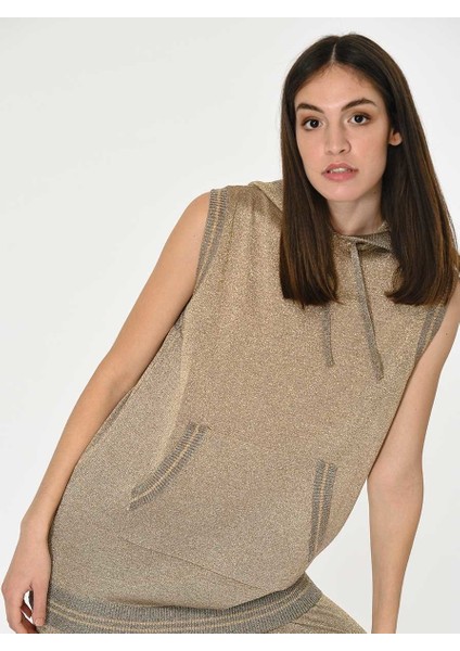 Kapüşonlu Eşofman Üstü Triko Standart Renk Y1971059_089 modelleri