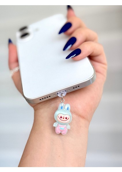 Labubu IPHONE Şarj Girişi Koruma / Şarj Giriş Koruyucu /tozluk 4