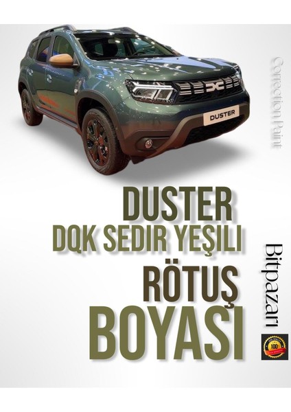 Dacia Jogger Sedir Yeşili Dqk - Çizik ve Taş Izi Giderici Rötuş Boyası 30ML.