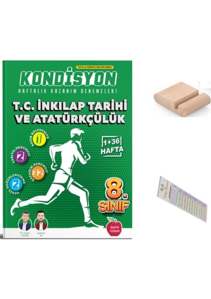 8.sınıf Kondisyon Haftalık Inkilap Tarihi Kaznım Denemeleri 2026 Lgs +Telefon Tutucu+Çözüm Ayracı
