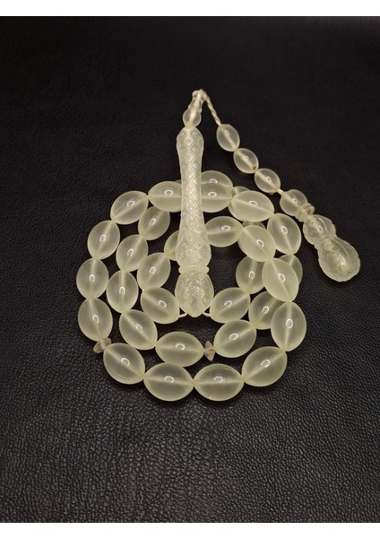 Karanlıkta Yeşil Parlayan Imame Işlemeli Kedi Gözü Tesbih fiyatları