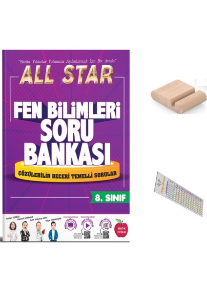 8.sınıf All Star Fen Bilimleri Soru Bankası 2026 Lgs +Telefon Tutucu+Çözüm Ayracı