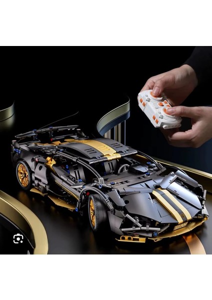 Çift Motorlu ve Kumandalı 1280 Parça Lamborghini Sian 1:14 Ölçekli Spor Araba Yapı Blokları Seti 3D Montaj Modeli Kiti, Gençler & Yetişkinler Için Mükemmel Hediye 14+ Yaş modelleri