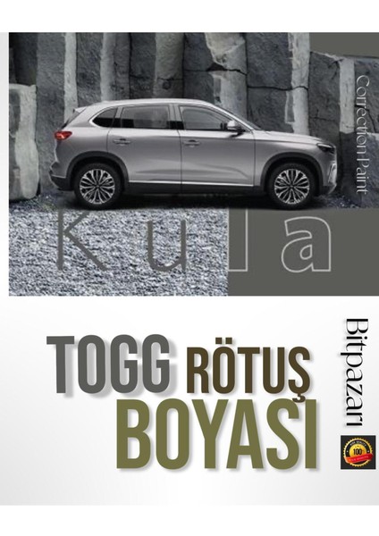 Togg Kula Grisi - 25ML Orjinal Rötuş Boyası