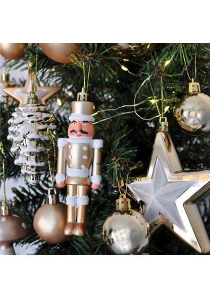 Yılbaşı Ağacı Altın Rengi Süsleme Seti Altın Rengi 24 Adet fiyatları