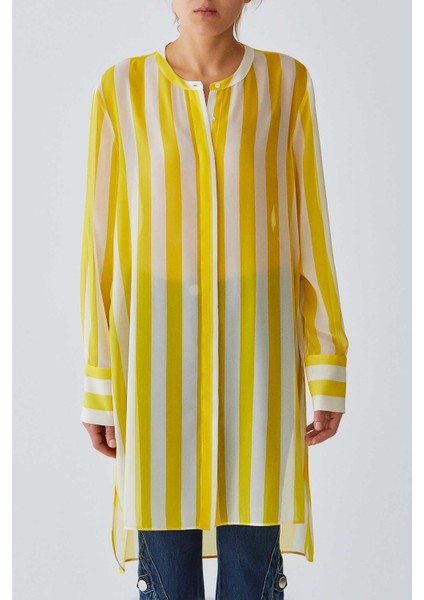Çizgili Tunik Sarı Y1913307_009