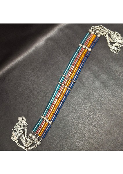 4'lü Kesme Kesim 15 Taneli Toz Kehribar Tesbih fırsatları