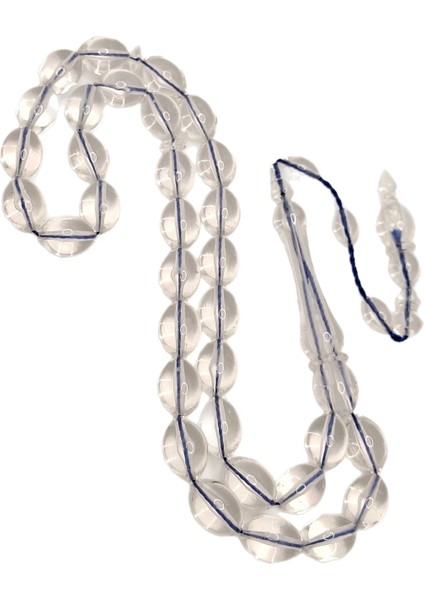 Lacivert Ip Geçişli Şeffaf Beyzi Kesim Toz Kehribar Tesbih modelleri