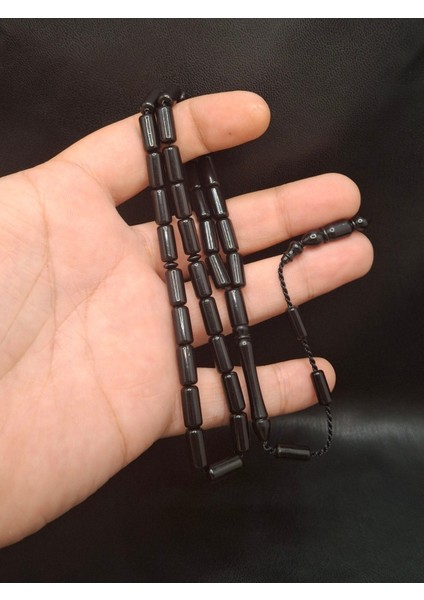 Siyah Renk Sistemli Kesme Kesim Toz Kehribar Tesbih fiyatları