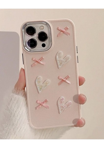 IPHONE 14 Promax 3D Kalp ve Fiyonk Detaylı Kılıf modelleri