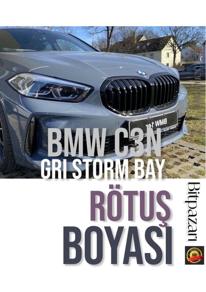 Bmw I Serisi C3N Gri Storm Bay - Profesyonel Rötüş Boyası 25ML