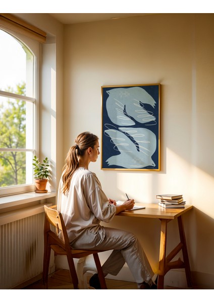 Echoes – Doğal Ahşap Çerçeveli Poster 2'li Set fırsatları