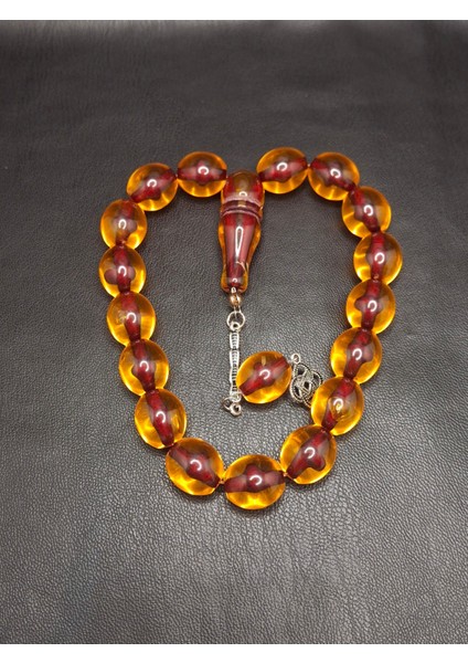 Turuncu Renk Özel Döküm Maskot Model Toz Kehribar Tesbih modelleri