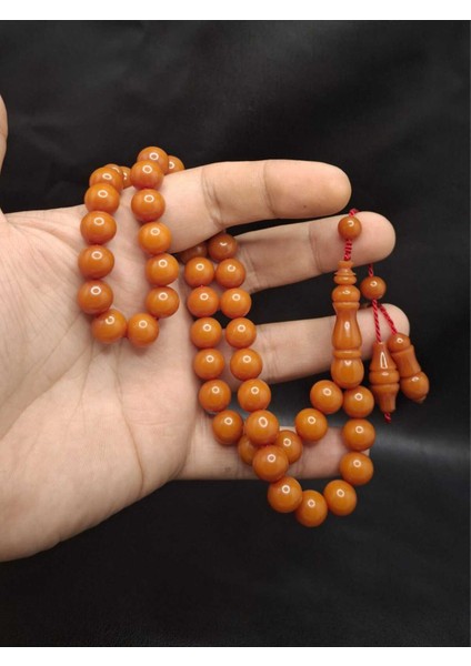 Usta Işi Sikke Imzalı 45'li Arabic Model Pastel Turuncu Katalin Tesbih fırsatları