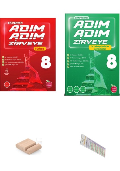 8.sınıf Adım Adım Zirveye Inkilap Tarihi Türkçe Soru Bankası 2026 Lgs +Telefon Tutucu+Çözüm Ayracı