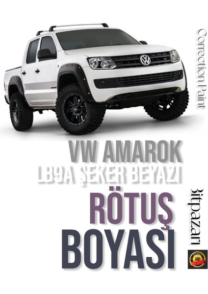 Vw Amarok - LB9A - Şeker Beyazı - Profesyonel Rötüş Boyası