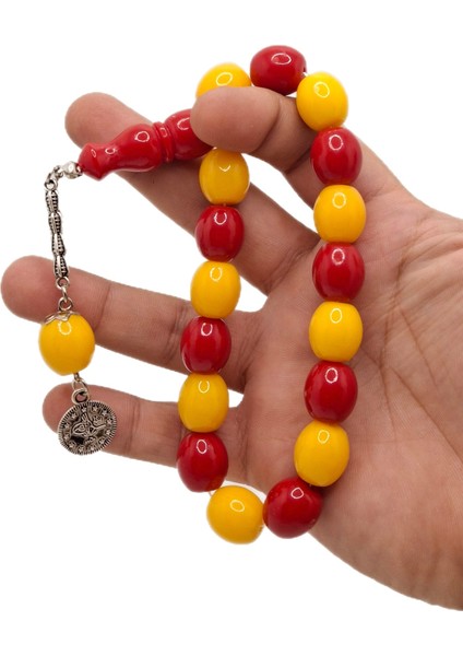 Sarı Kırmızı Taraftar Maskot Efe Model ve Zaza Model Tesbih Seti fiyatları