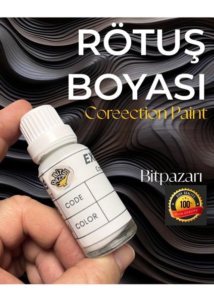 Premium Taş Izi Çizik Giderici Onarıcı Beyaz Fiat Egea Cross Uyumlu Oto Rötüş Boyası 20 ml