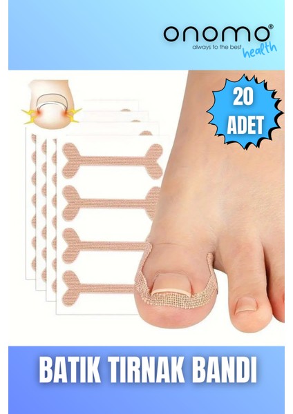 Health Batık Tırnak Bandı 20 Adet