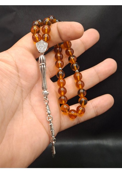 Bal Rengi Doğal Cam Tesbih fiyatları